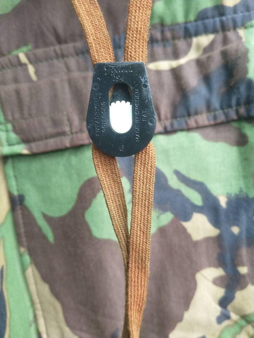 Vintage british camouflage chemical protective suit 1980s vintage condition hooded combat smock pullover size medium