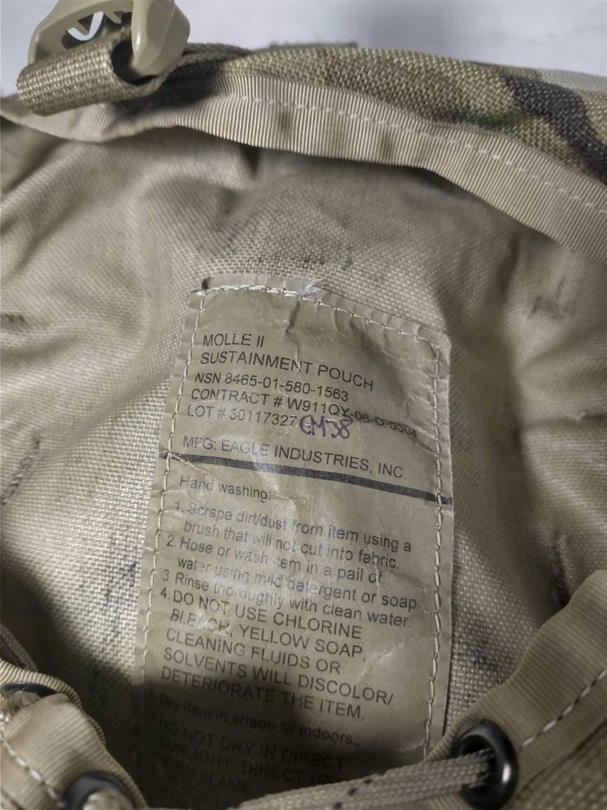 Multicam united states military molle ii sustainment pouch/used