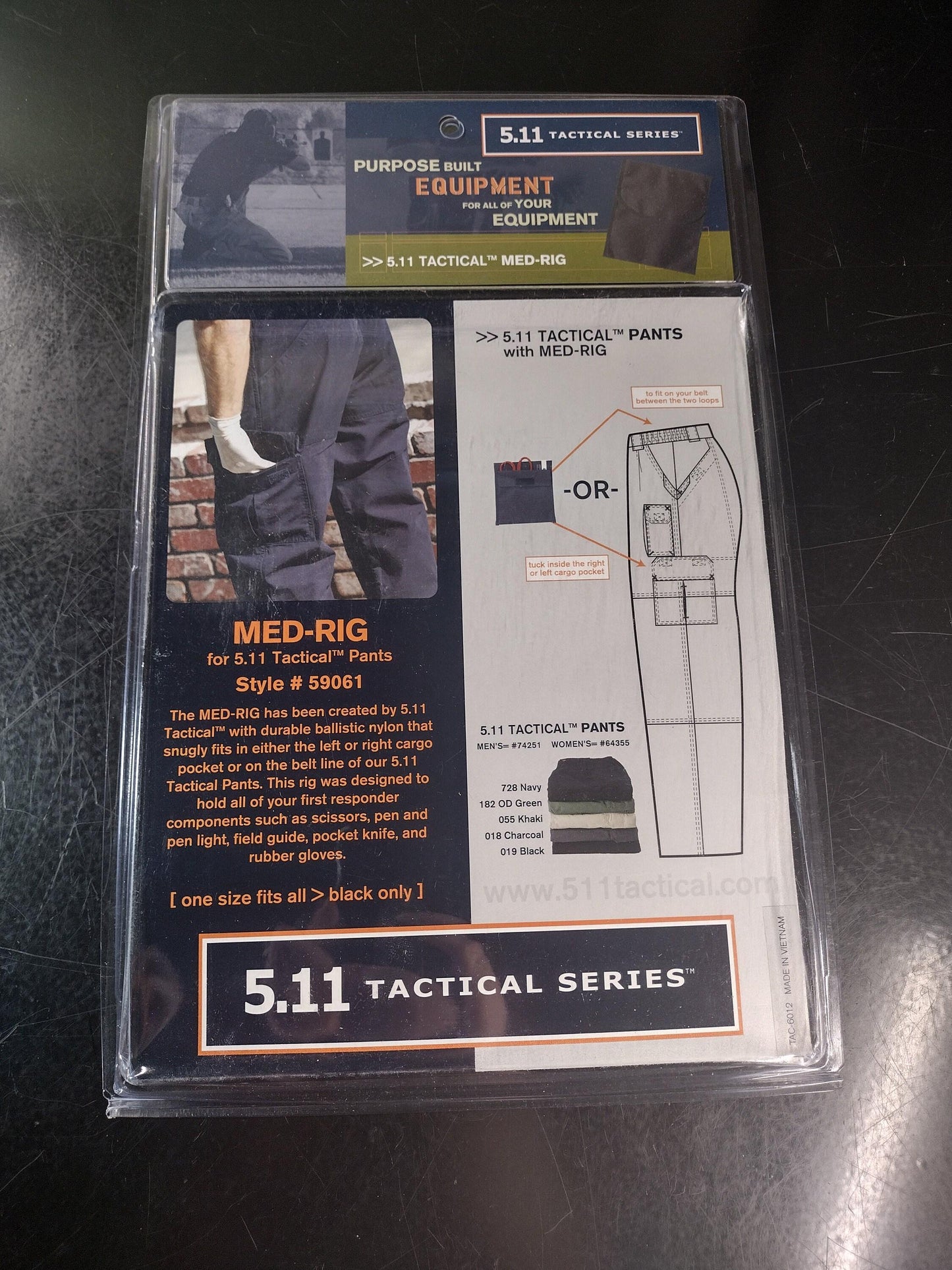 2x NEW 5.11 Tactical Medic Med-Rig Pouch | #59061 (Black) | FREE US Shipping!