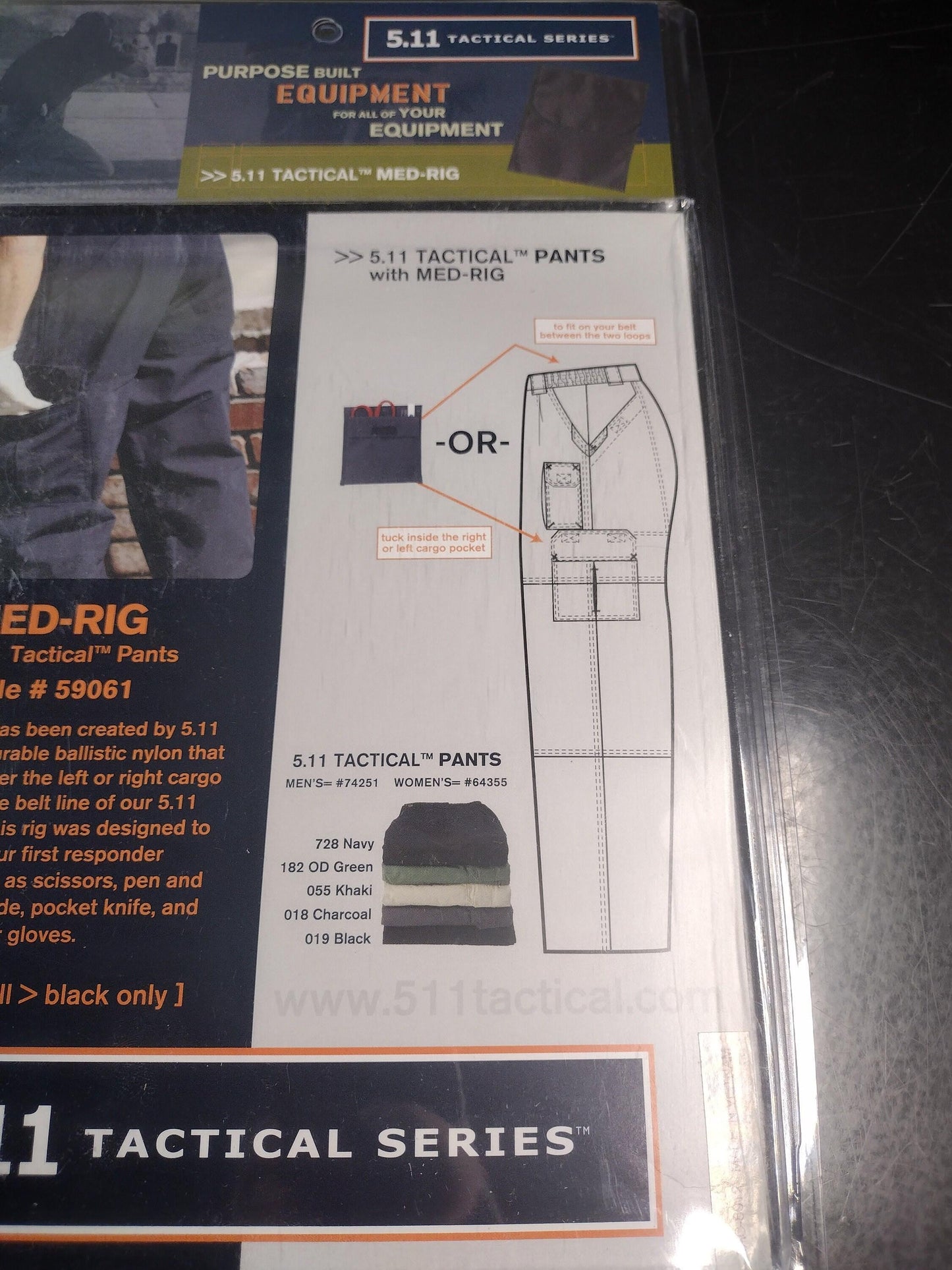 2x NEW 5.11 Tactical Medic Med-Rig Pouch | #59061 (Black) | FREE US Shipping!