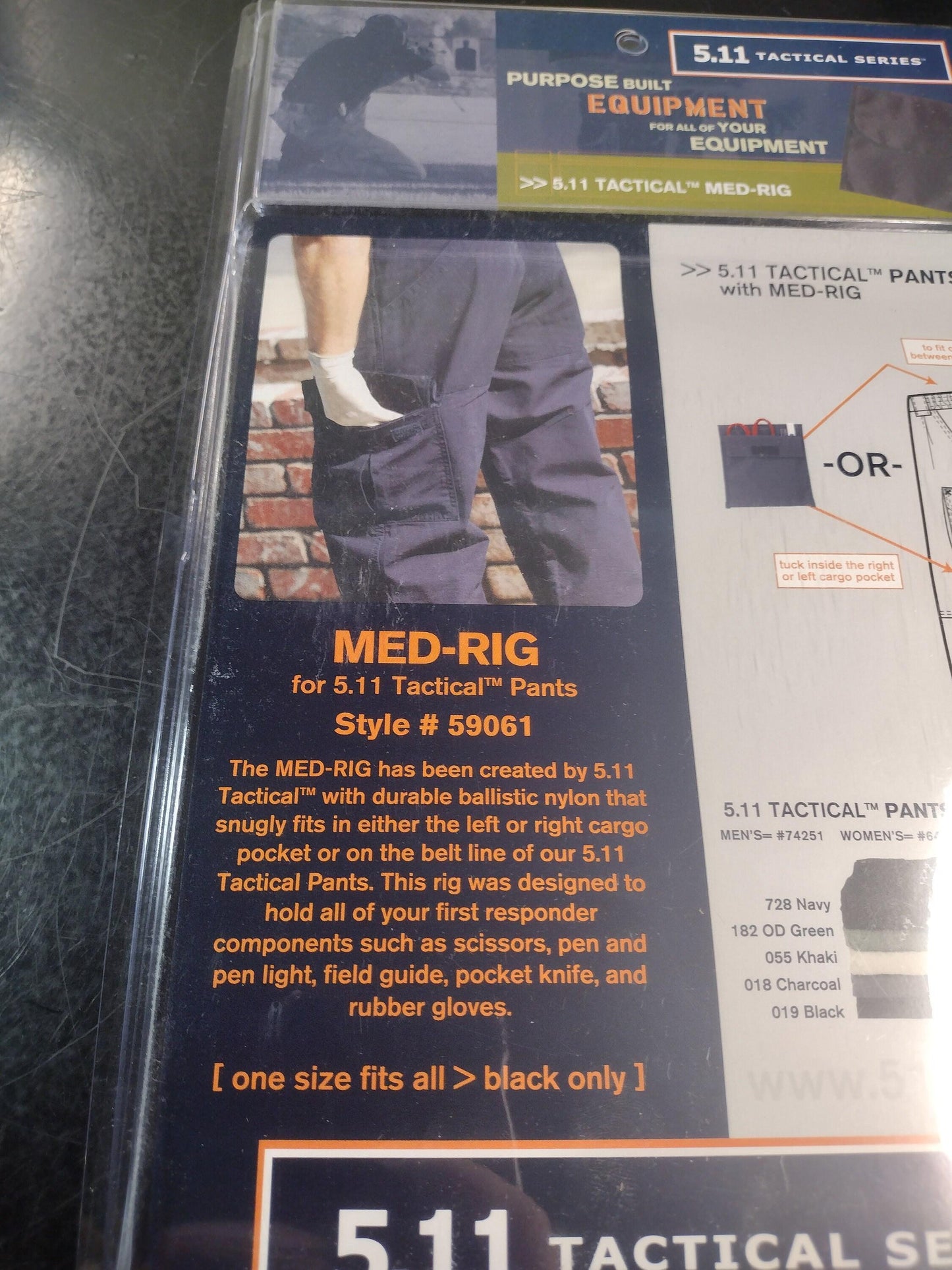 2x NEW 5.11 Tactical Medic Med-Rig Pouch | #59061 (Black) | FREE US Shipping!