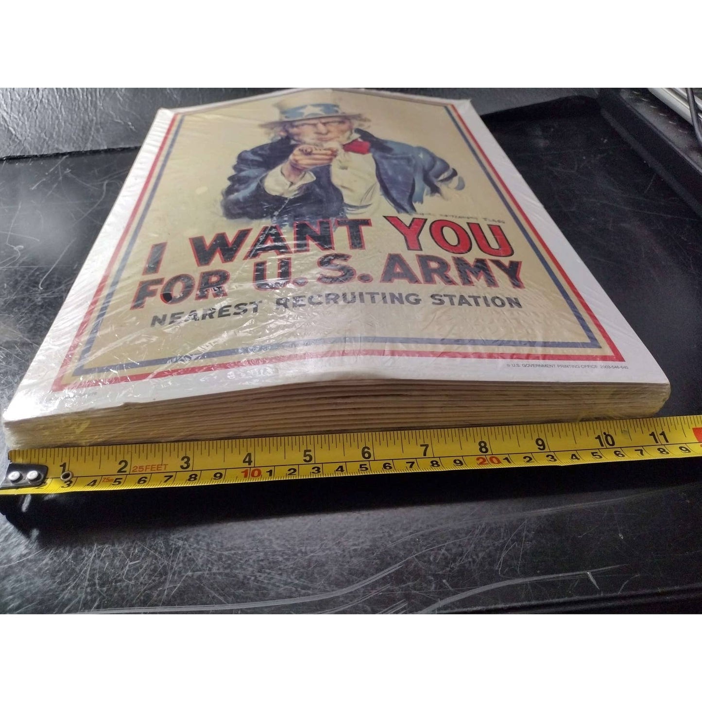 US Army "I Want You" Uncle Sam Genuine Recruiting Poster Stand Up! | FREE Shipping | US Army