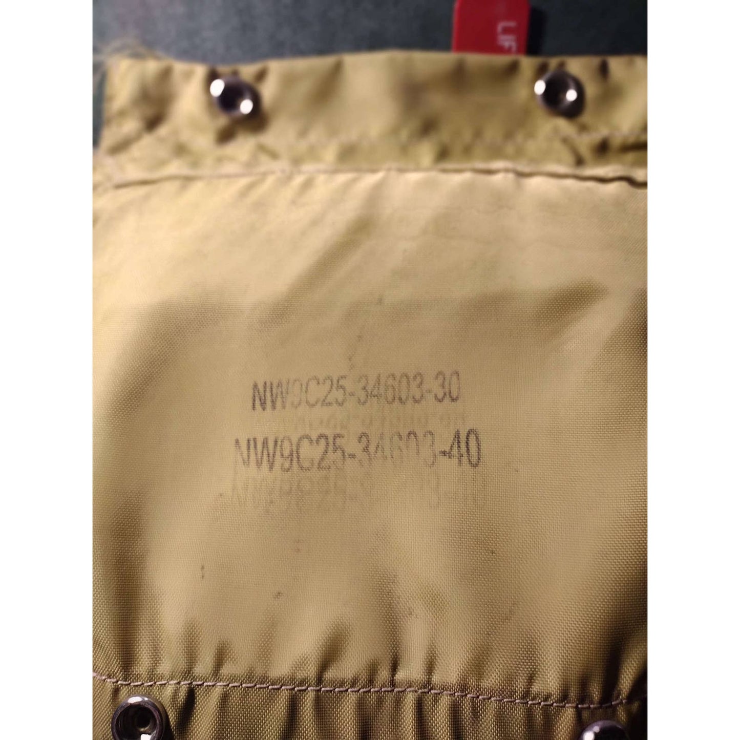 Military Aircraft Life Vest Still Packed in original bag | Army Surplus Military Surplus