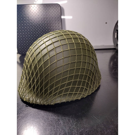 Steel Military Helmet with Netting & Liner