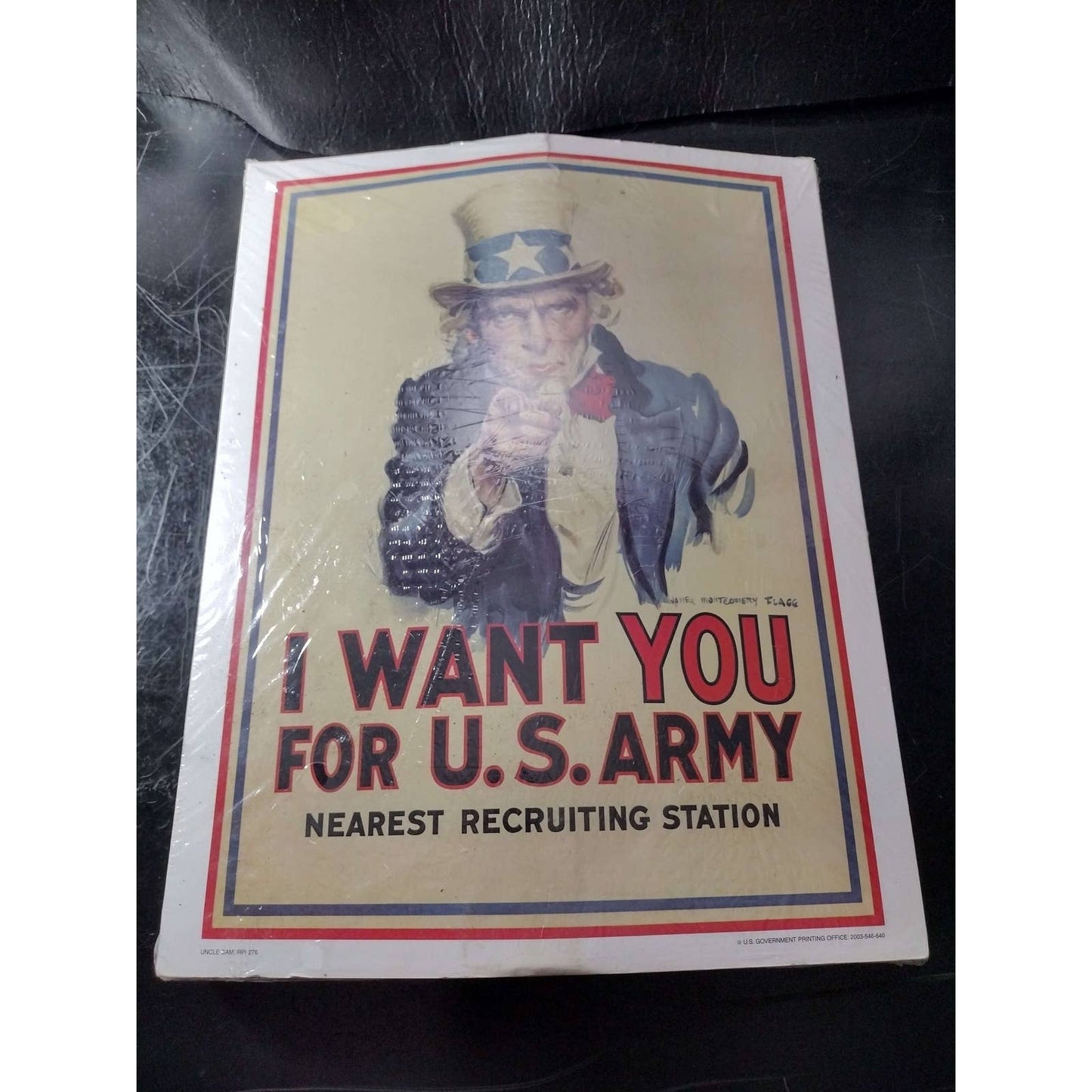 US Army "I Want You" Uncle Sam Genuine Recruiting Poster Stand Up! | FREE Shipping | US Army