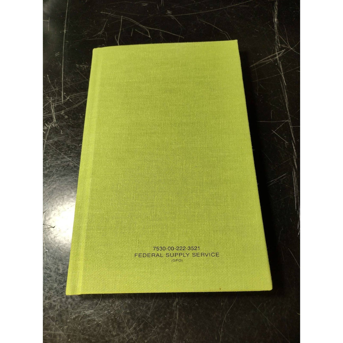 US Military Blank Log Book lined notebook (8'x5') - Federal Supply Service