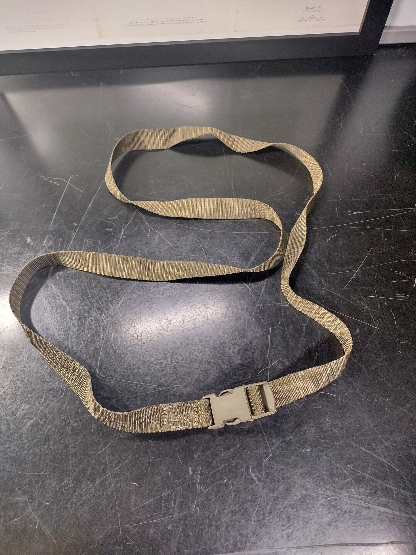 x1 Brown Utility Lashing Strap with Plastic Quick Release Buckle (66" Long) | FREE US Shipping!