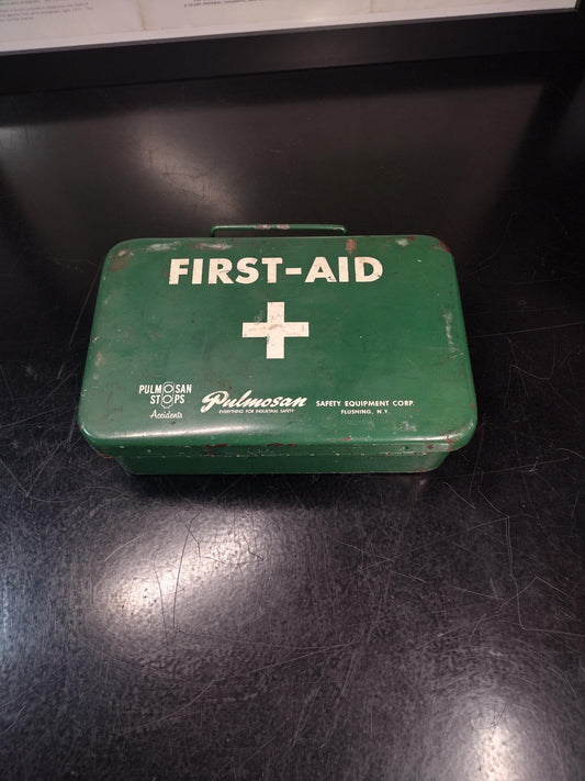 Vintage Metal First Aid Kit With Contents | FREE Shipping!