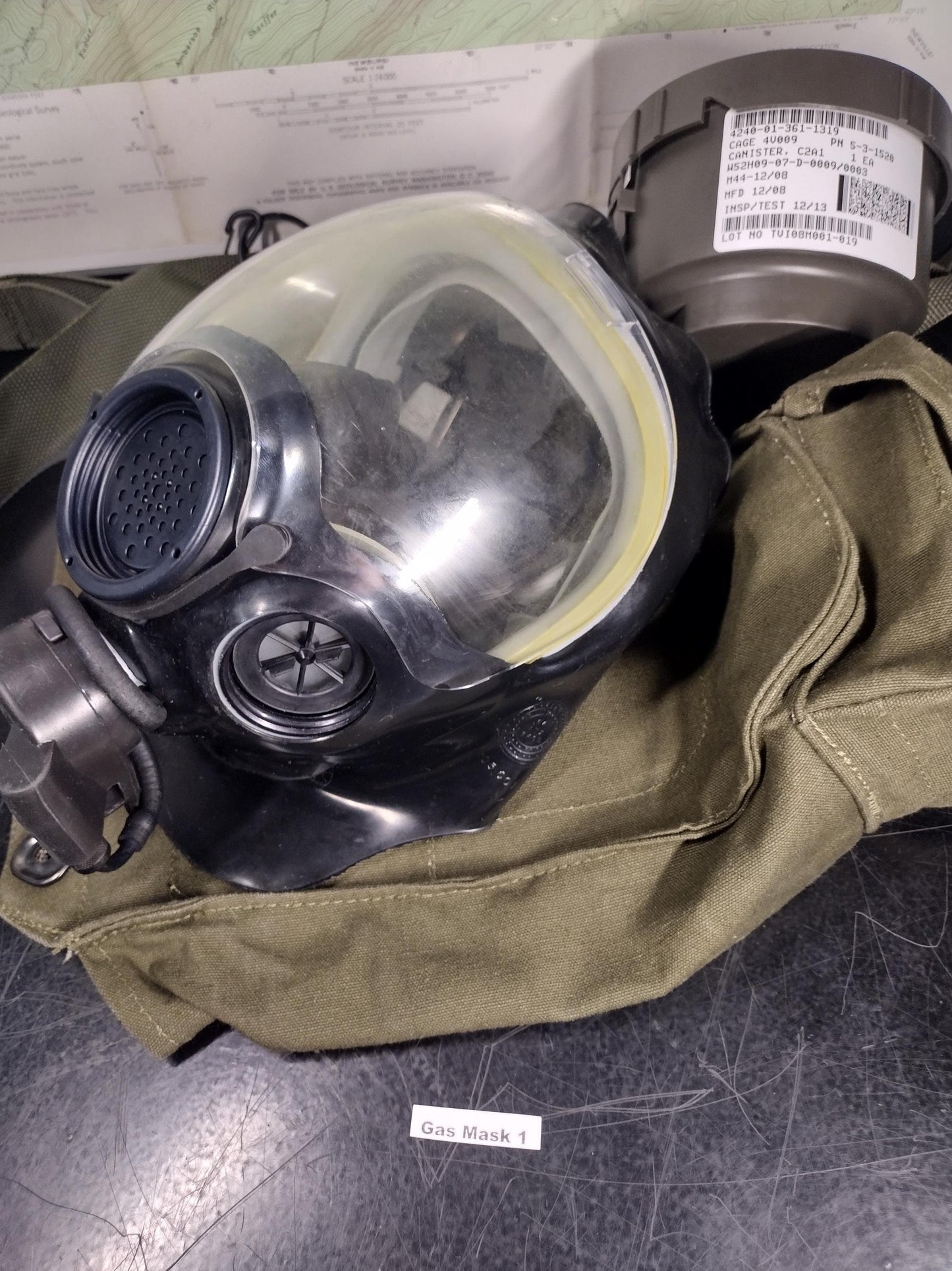 MSA Millennium Gas Mask With New Filter & Bag (Size M/L Mcu-2/P) | FREE US Shipping! (Gas Mask 1)