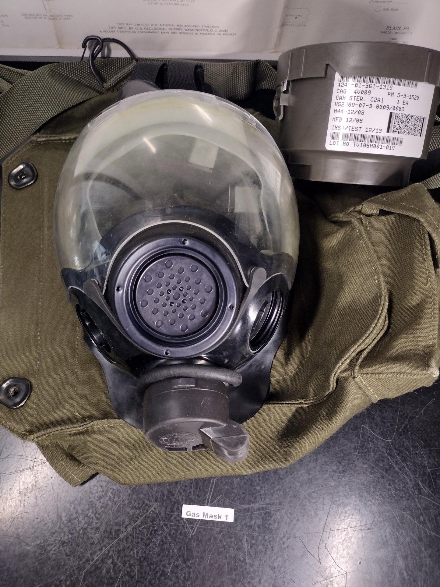 MSA Millennium Gas Mask With New Filter & Bag (Size M/L Mcu-2/P) | FREE US Shipping! (Gas Mask 1)