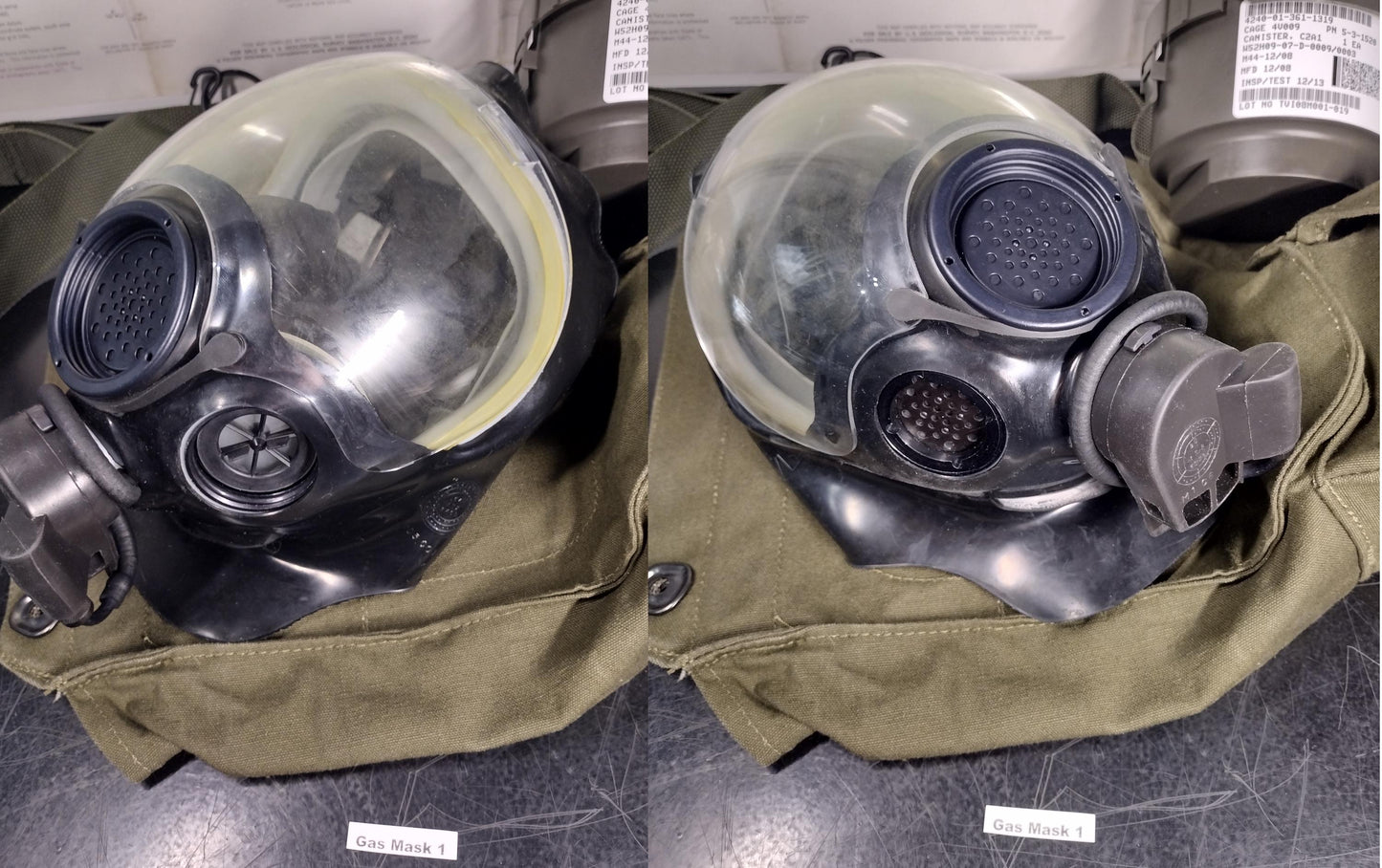 MSA Millennium Gas Mask With New Filter & Bag (Size M/L Mcu-2/P) | FREE US Shipping! (Gas Mask 1)