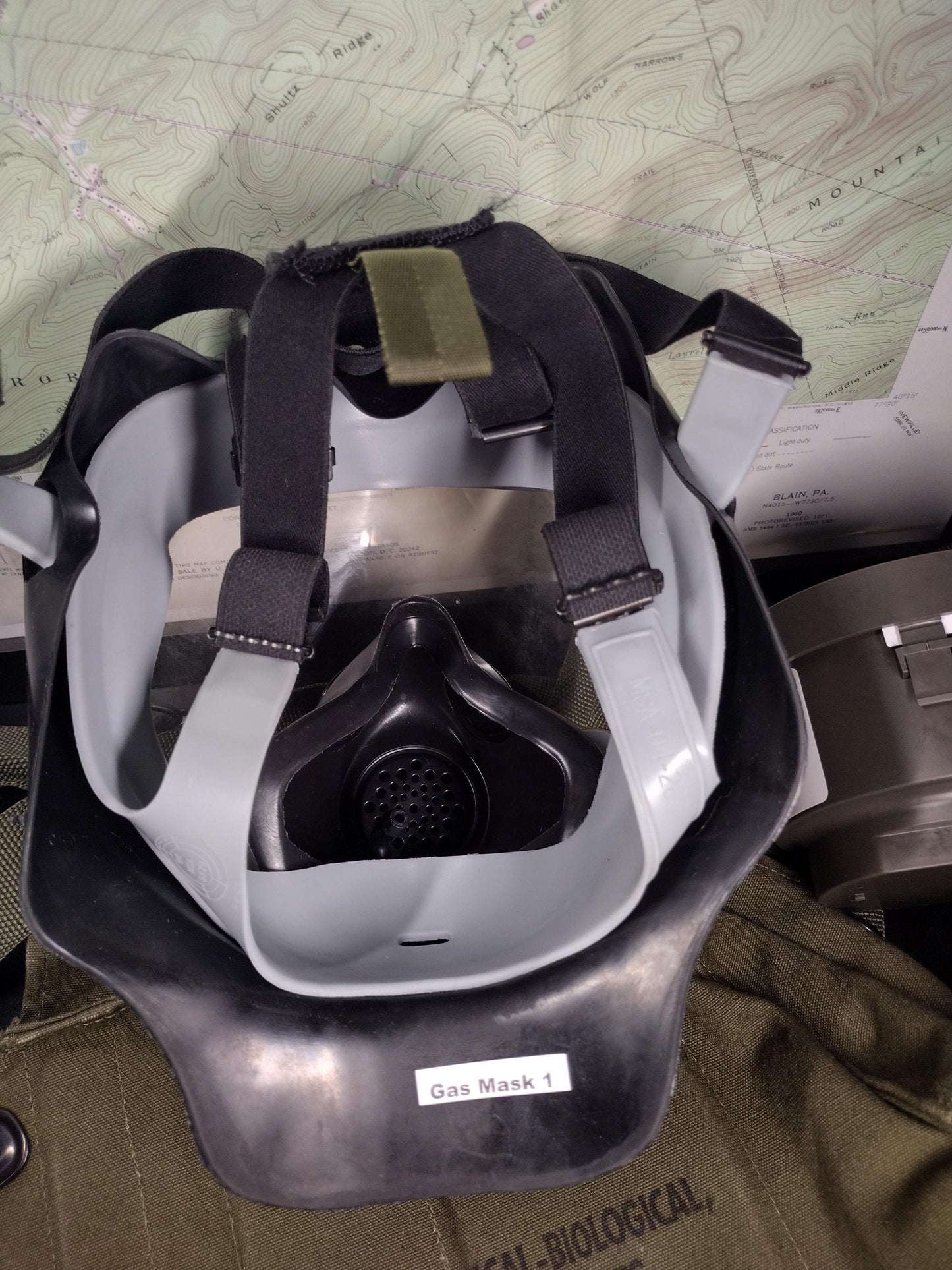 MSA Millennium Gas Mask With New Filter & Bag (Size M/L Mcu-2/P) | FREE US Shipping! (Gas Mask 1)