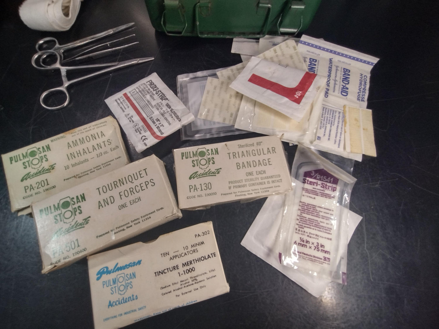 Vintage Metal First Aid Kit With Contents | FREE Shipping!