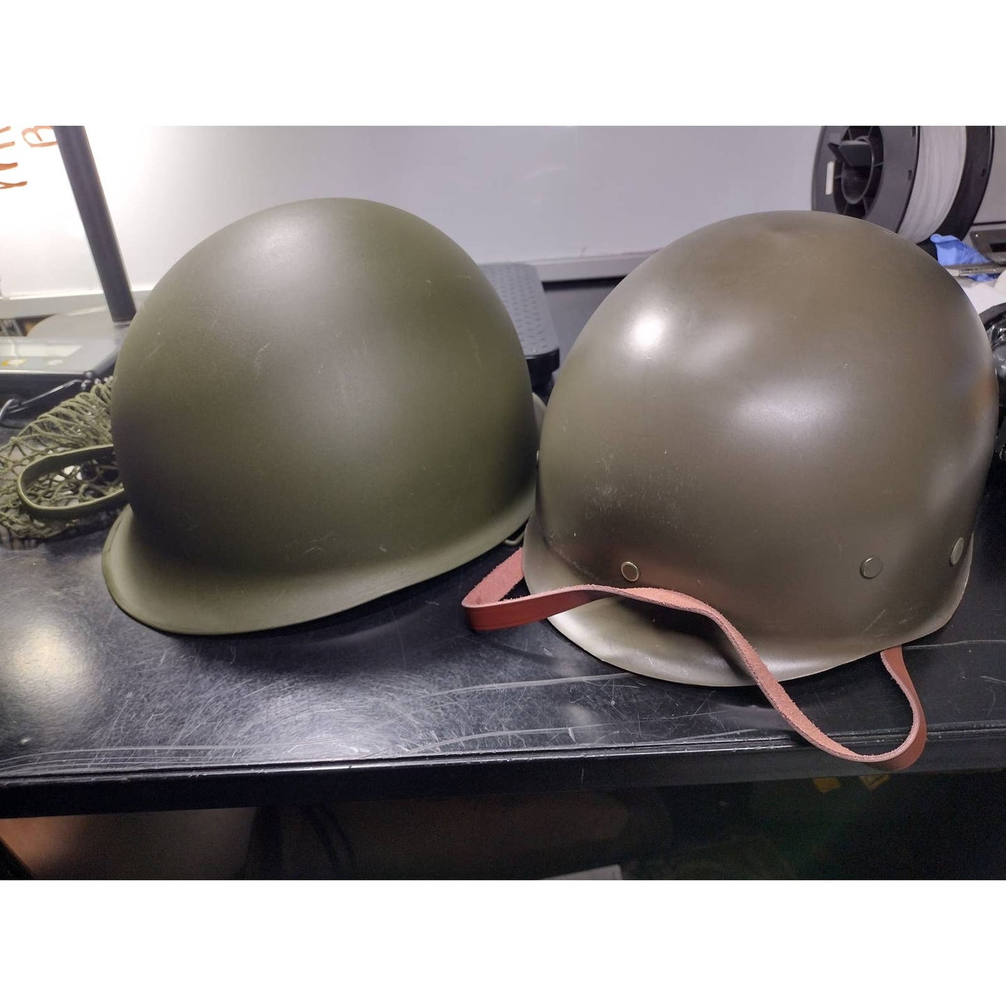 Steel Military Helmet with Netting & Liner