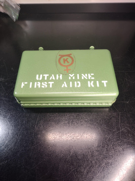 Utah Mine Metal First Aid Kit With Contents! | FREE US Shipping!