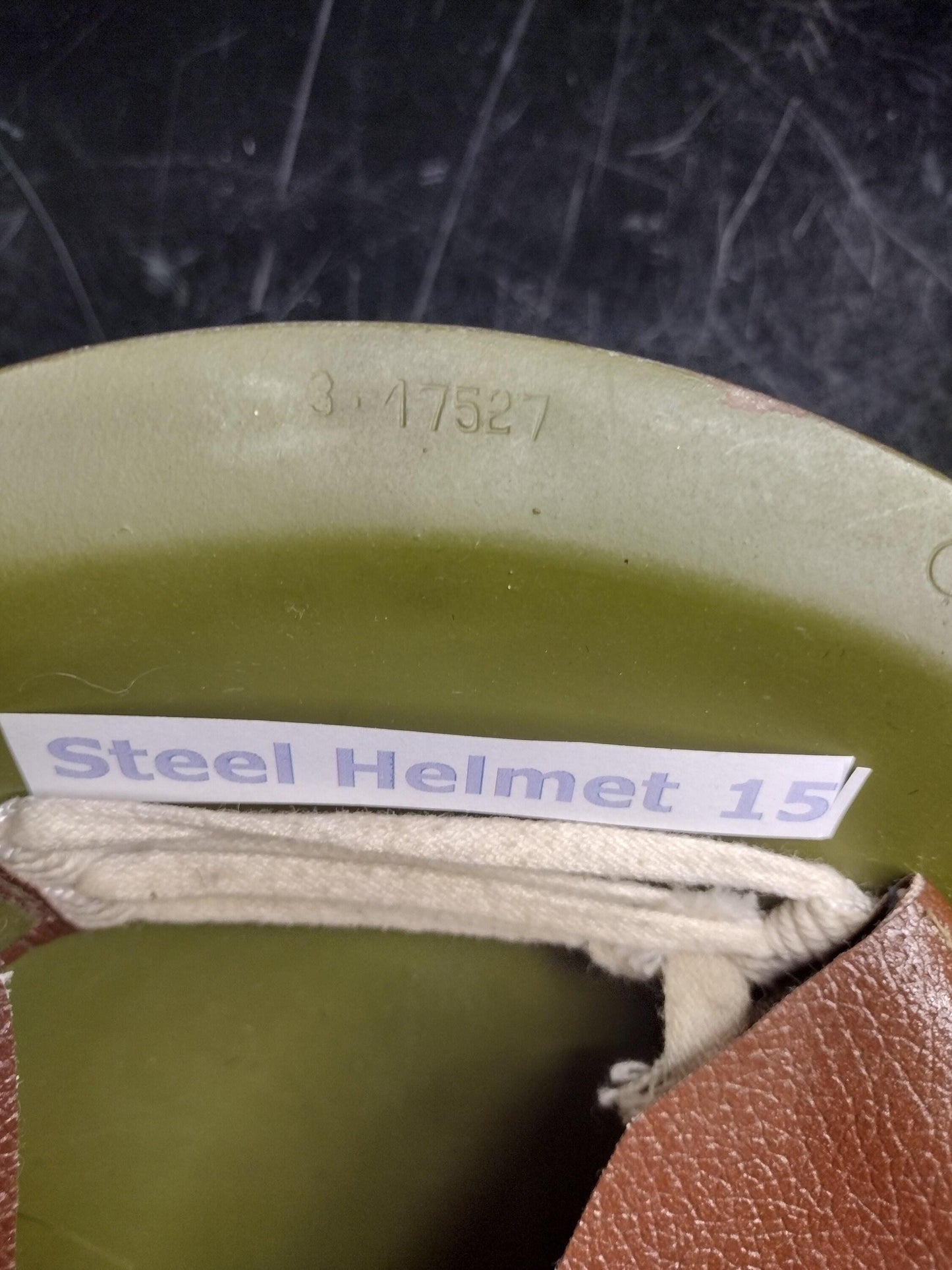 Military Issued Steel Helmet (Size Unknown But Adjustable) | FREE US Shipping! Steel Helmet 15