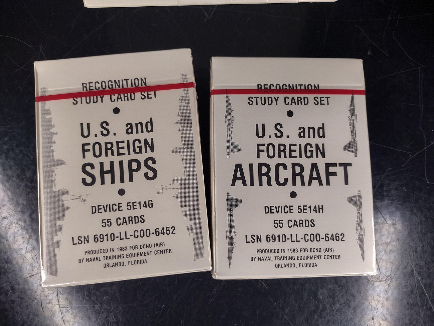 New Sealed US Navy Ship & Plane Recognition Study Card Set (1983) | FREE US Shipping