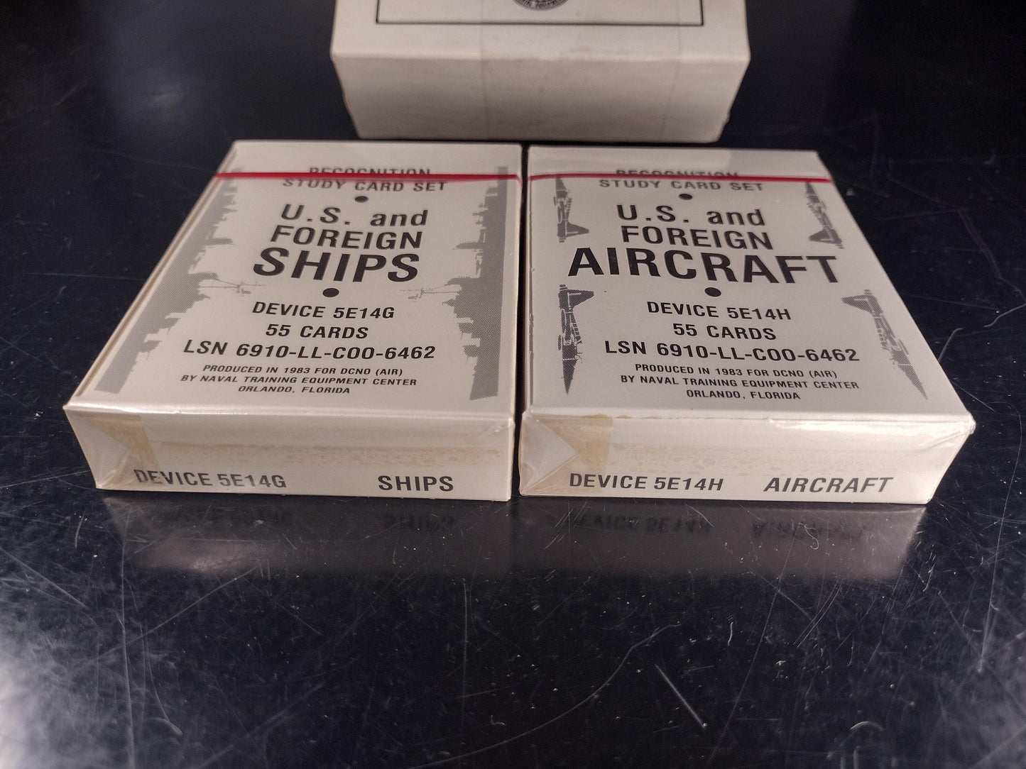 New Sealed US Navy Ship & Plane Recognition Study Card Set (1983) | FREE US Shipping