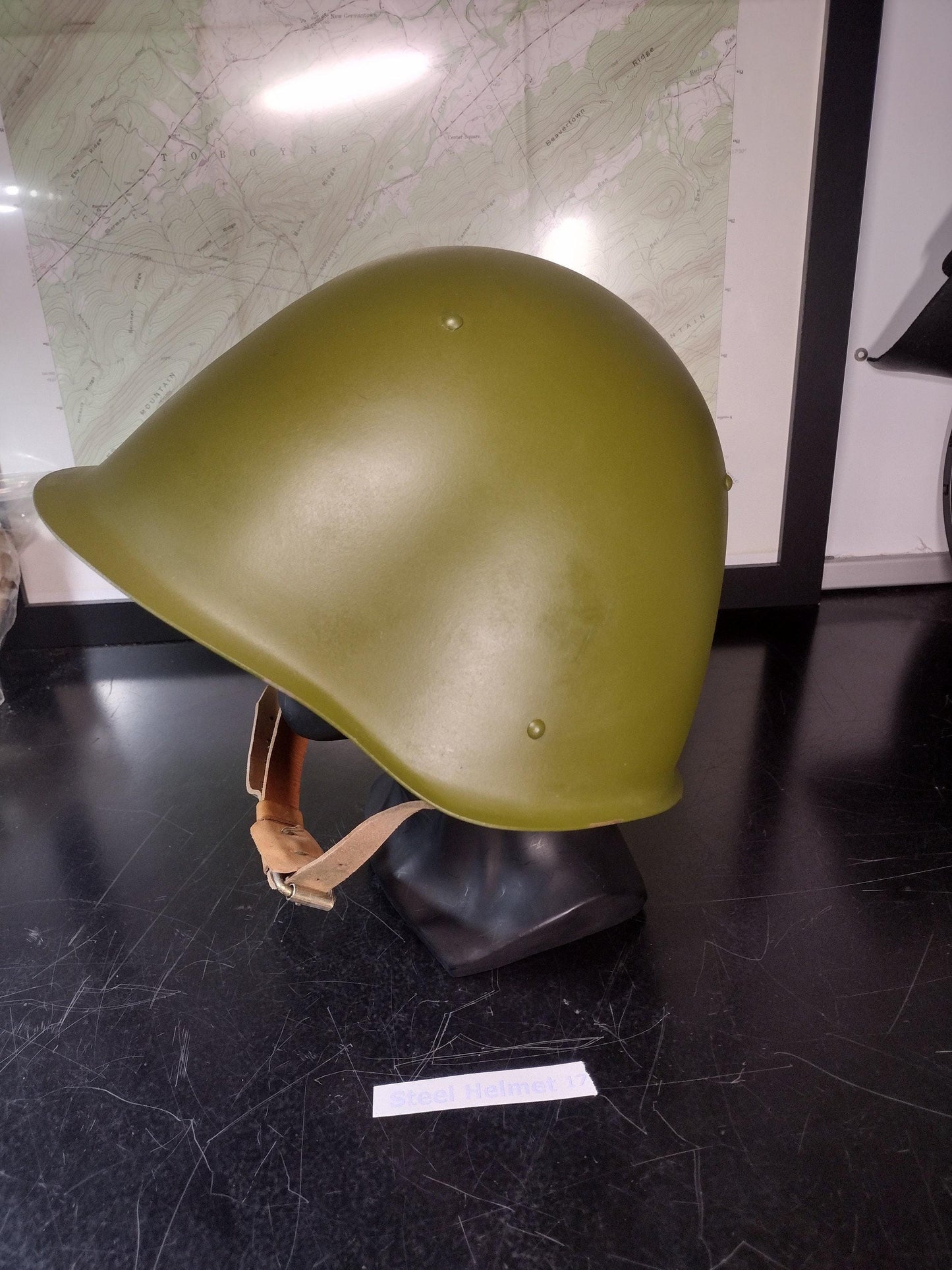 Military Steel Helmet (Size Unknown But Adjustable) | FREE US Shipping! Steel Helmet 17