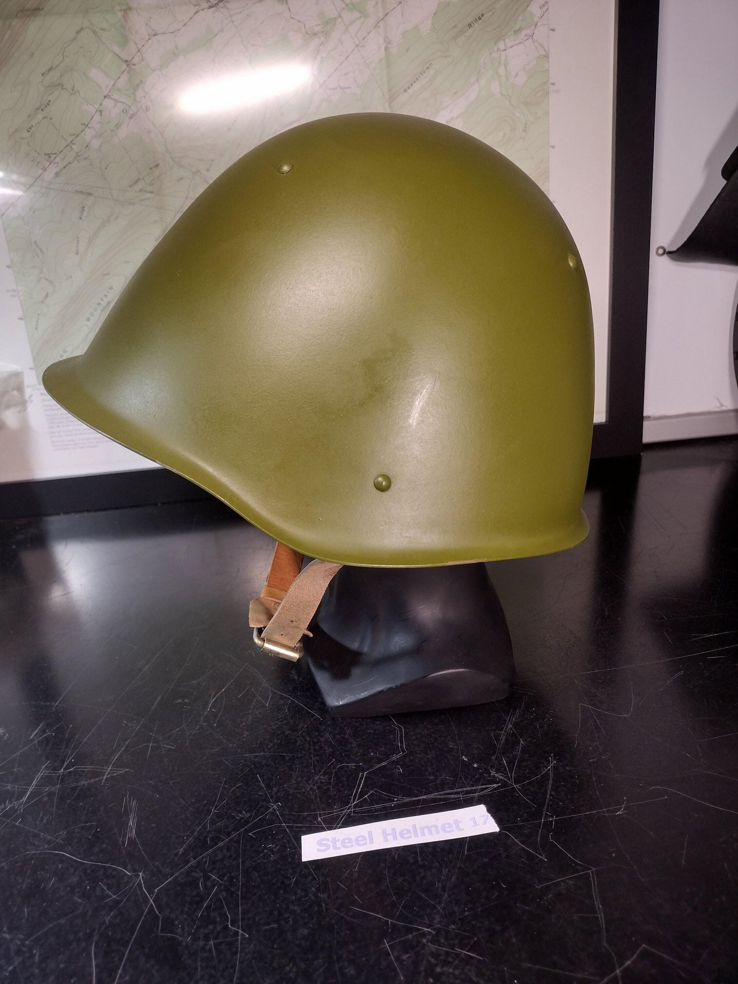 Military Steel Helmet (Size Unknown But Adjustable) | FREE US Shipping! Steel Helmet 17