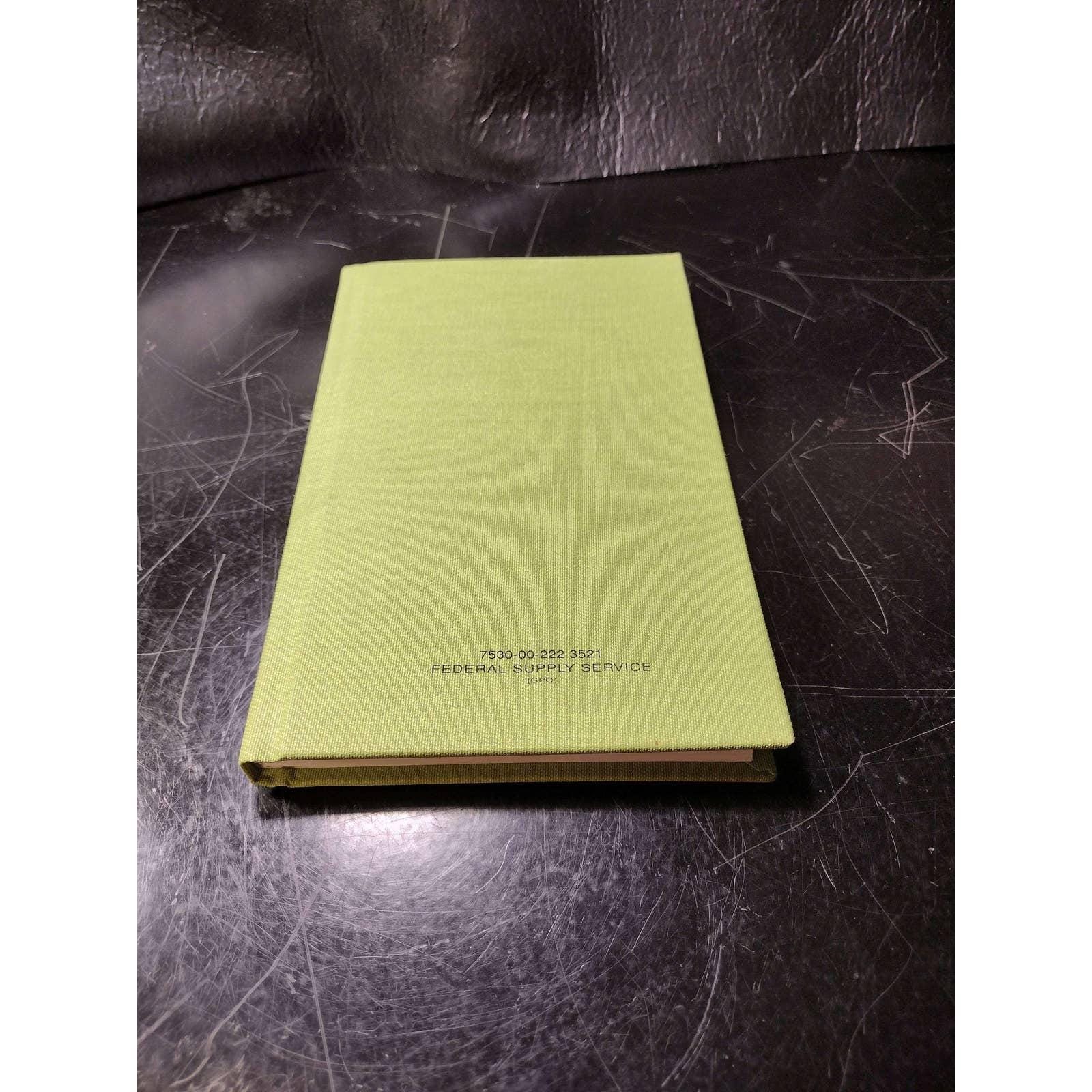 US Military Blank Log Book lined notebook (8'x5') - Federal Supply Ser ...