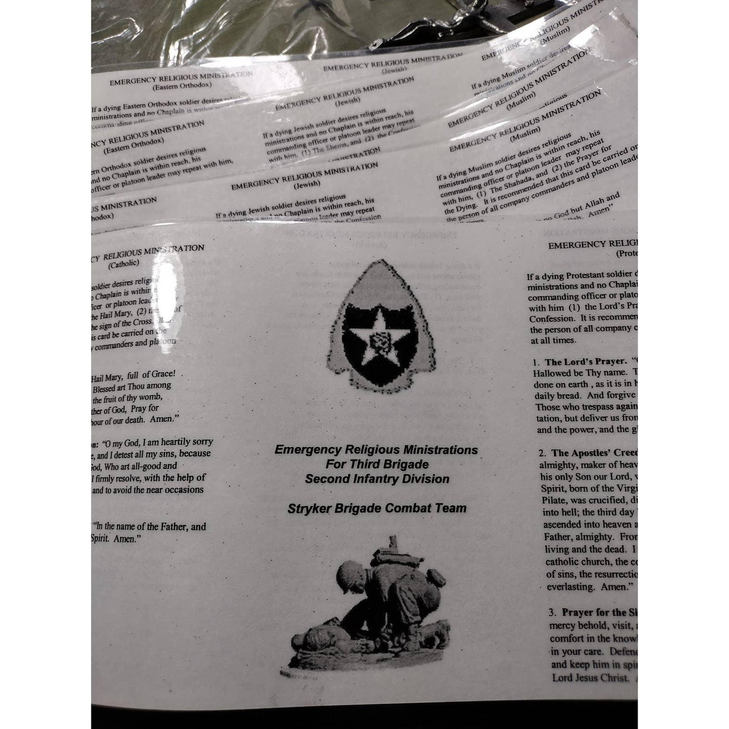 US Army Chaplains Religious Pack