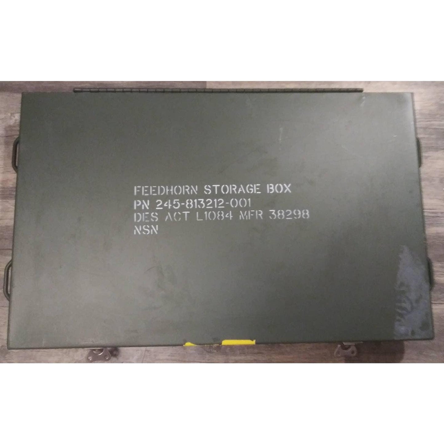 Military metal case heavy duty with padding | free us shipping! | u.s. army surplus padded box