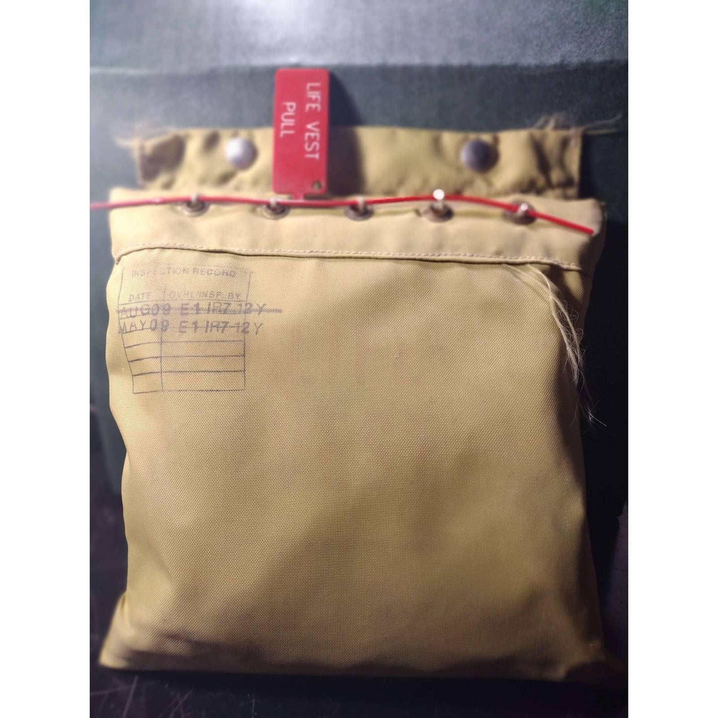 Military Aircraft Life Vest Still Packed in original bag | Army Surplus Military Surplus