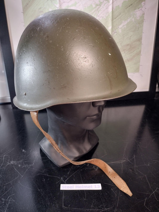 Military Issued Steel Helmet (Size Unknown) Helmet 13