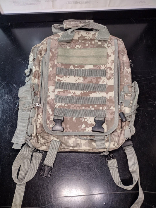 Military Style Camo Lightweight Backpack