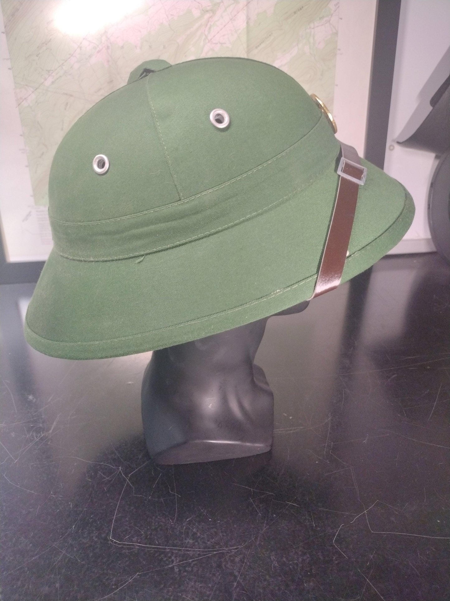 Military Pith Safari Helmet Light Green (Size: Unknown) | FREE US Shipping!