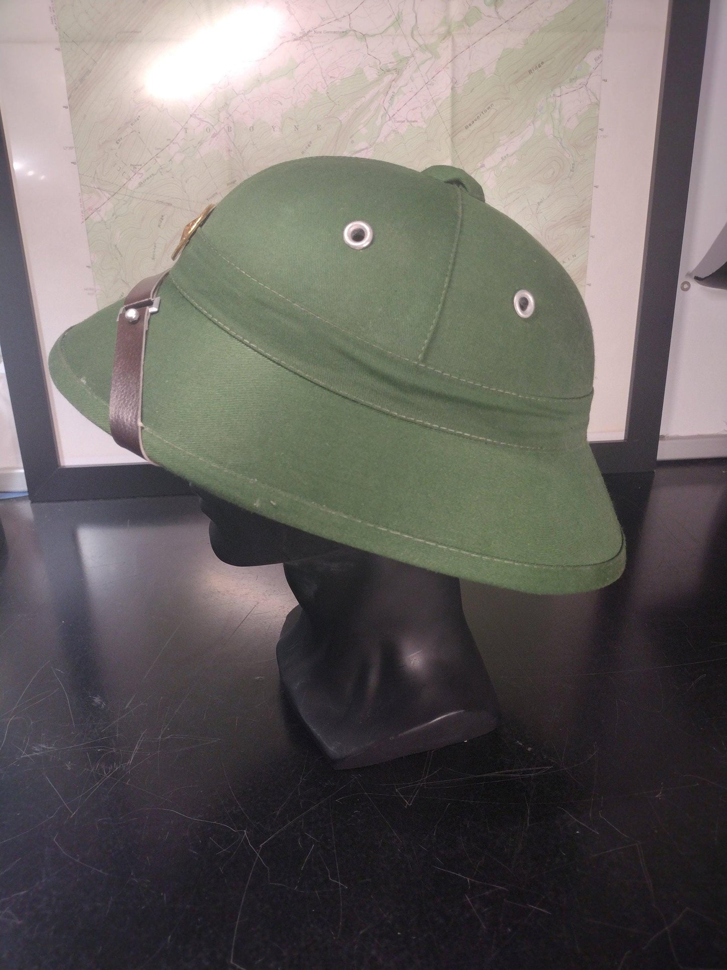 Military Pith Safari Helmet Light Green (Size: Unknown) | FREE US Shipping!