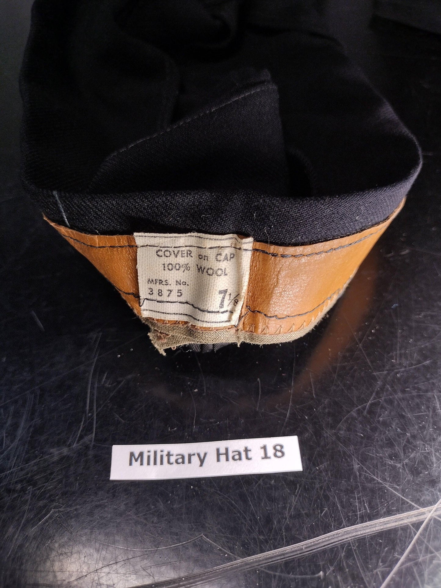 US Military World War 2 Soldier Cap/Hat (Size: 7 1/8 1940s's)