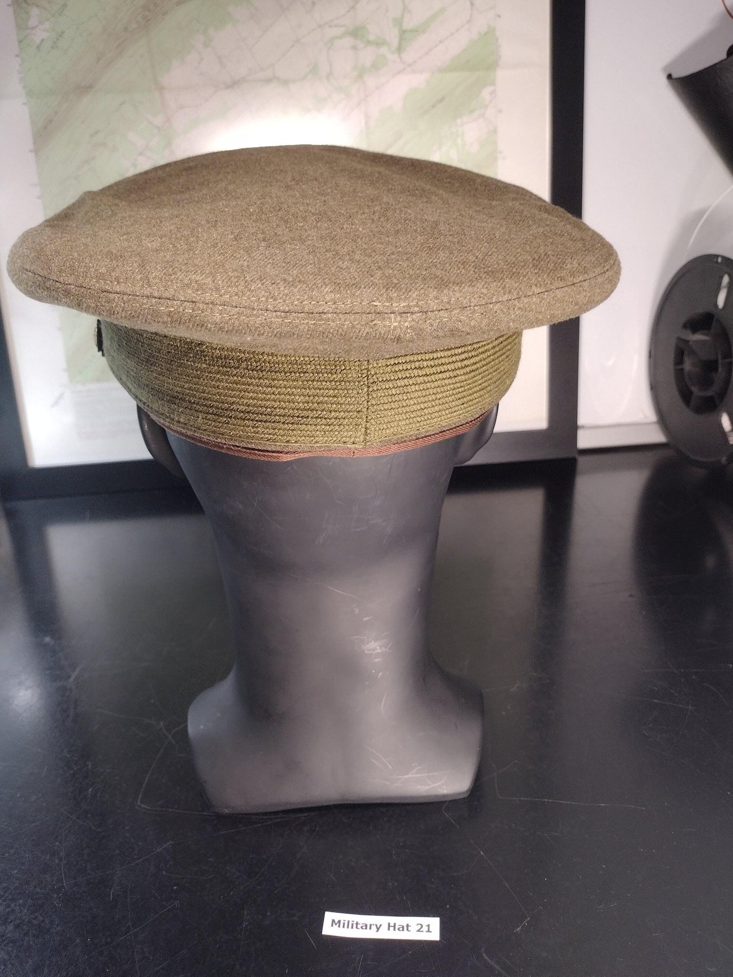 WW2 US Military Hat with Cover (Size: 7) | FREE US Shipping!