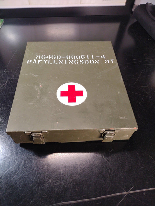 Swedish Military First Aid Kit Metal Case | FREE US SHIPPING!