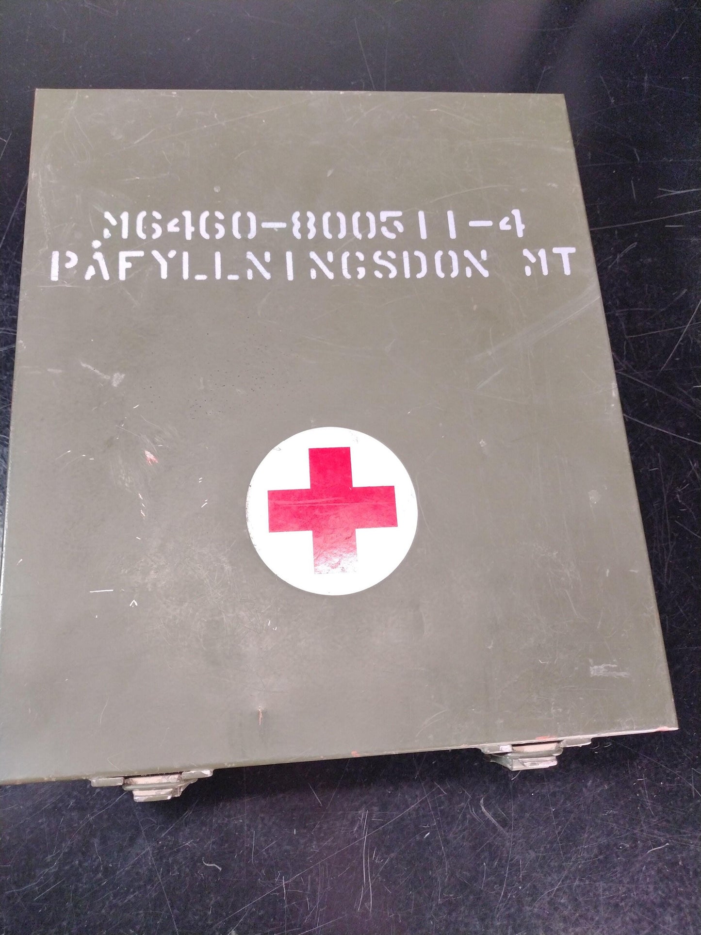 Swedish Military First Aid Kit Metal Case | FREE US SHIPPING!