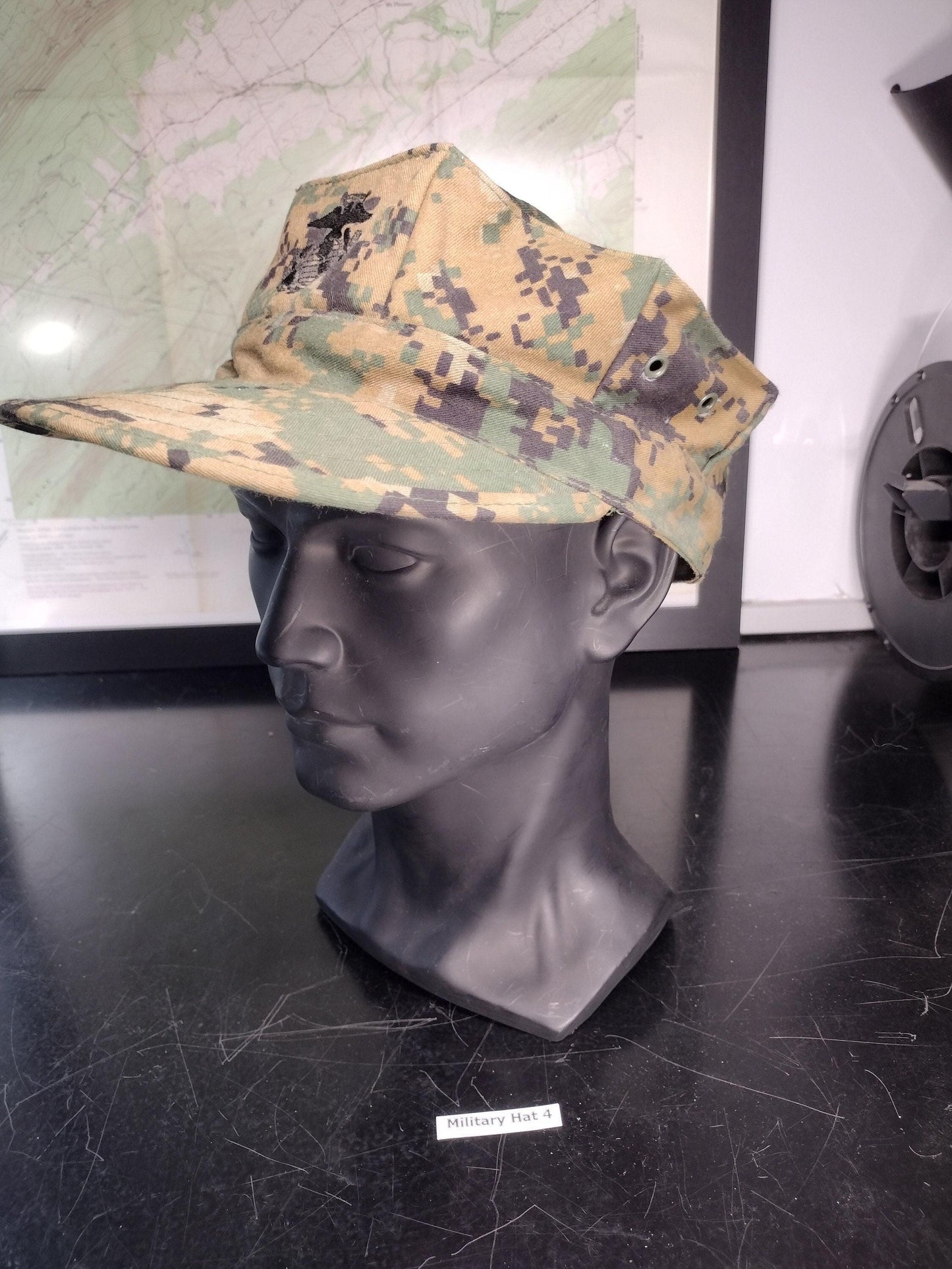 US Marine Corps Cap Digital Woodland Camo Hat (Size: Medium) | FREE US Shipping!