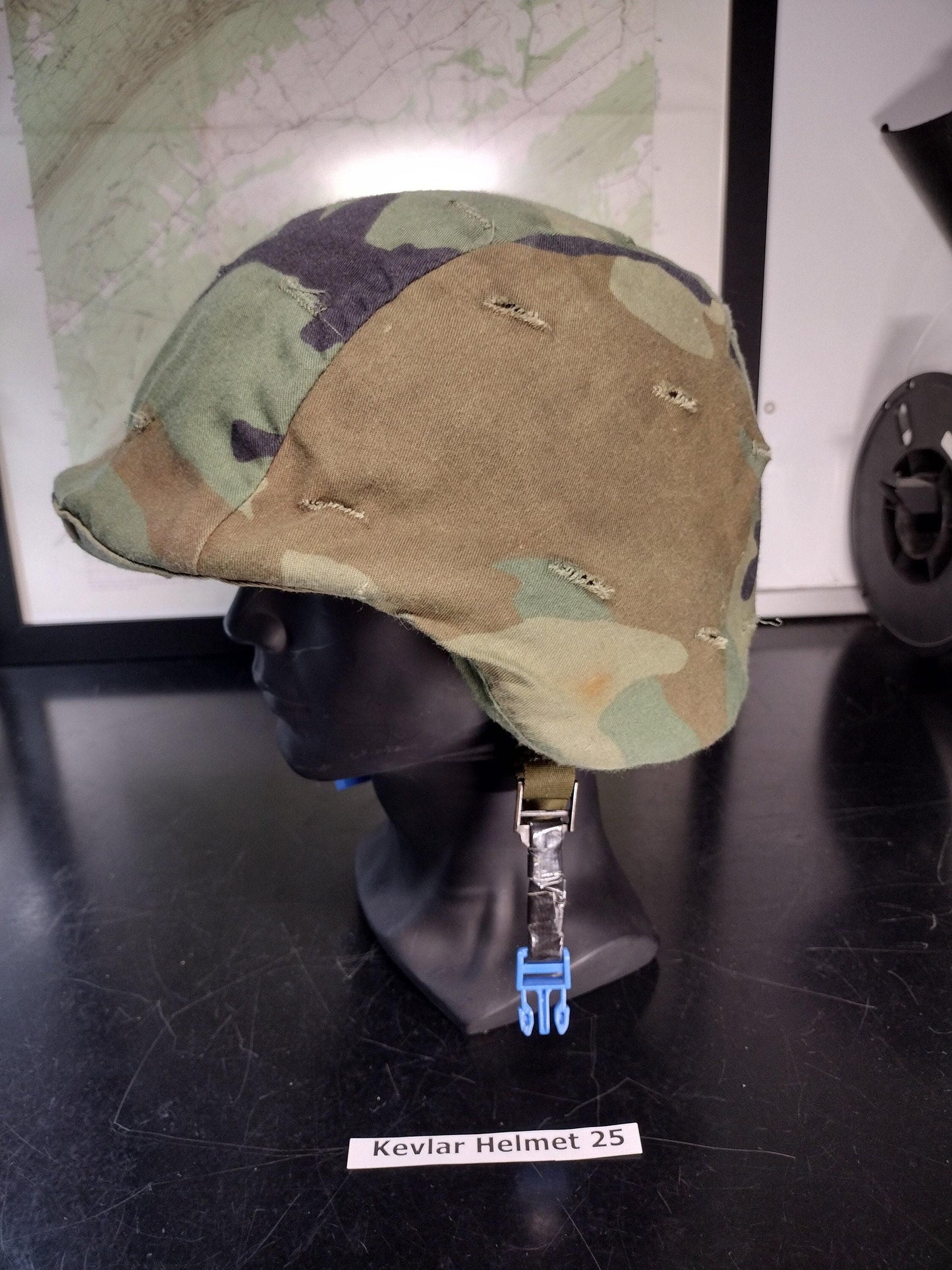 US Army Helmet PASGT With Woodland Cover (Size: Xtra Small-1) | FREE Us Shipping!