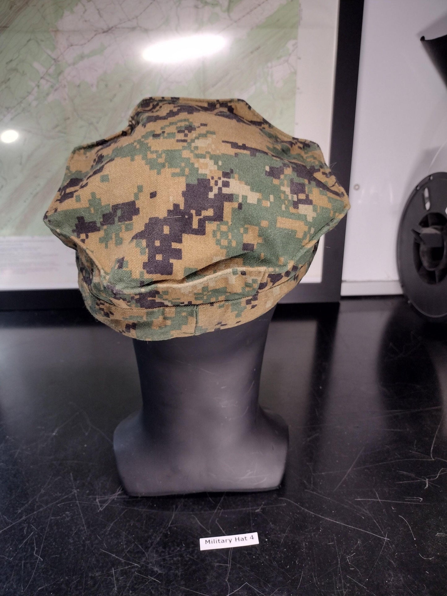 US Marine Corps Cap Digital Woodland Camo Hat (Size: Medium) | FREE US Shipping!