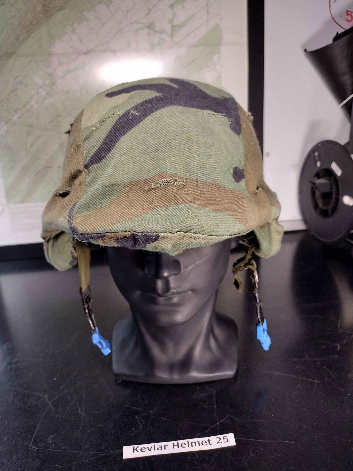 US Army Helmet PASGT With Woodland Cover (Size: Xtra Small-1) | FREE Us Shipping!