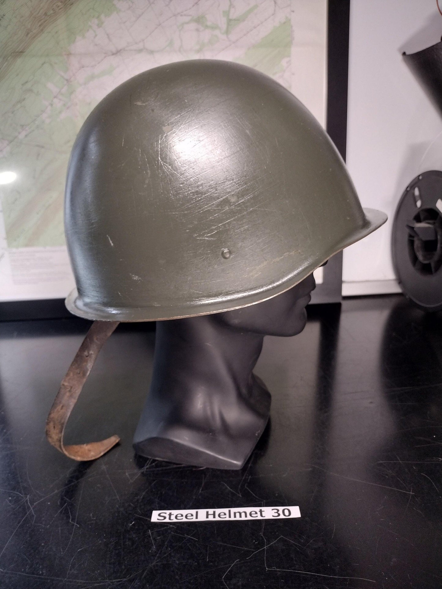 Military Steel Helmet (Size: Unknown) | FREE US Shipping!