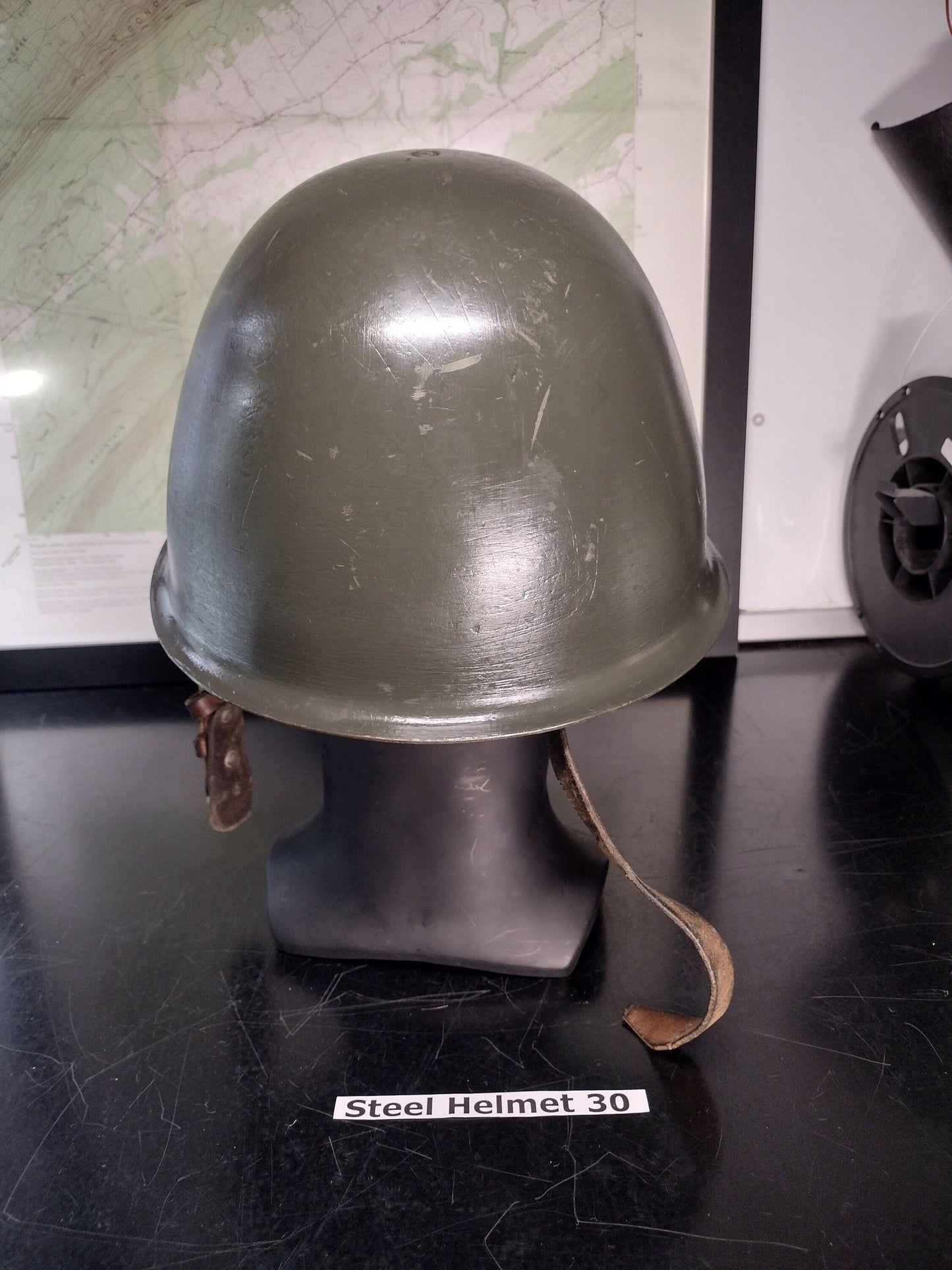 Military Steel Helmet (Size: Unknown) | FREE US Shipping!