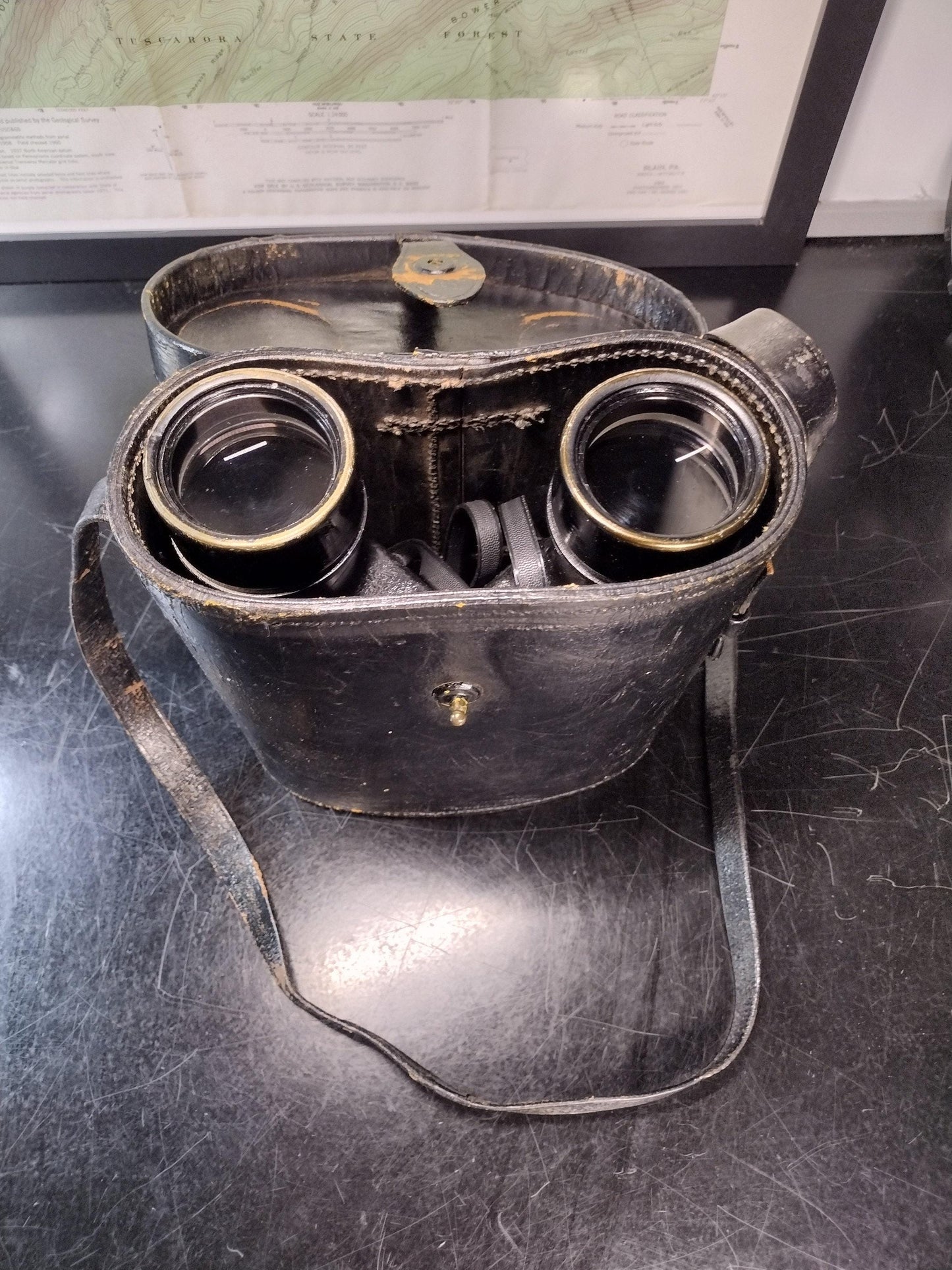 US Navy WW2 Binoculars & Case "BU Ships Mark 32 Mod 7" | FREE Us Shipping!