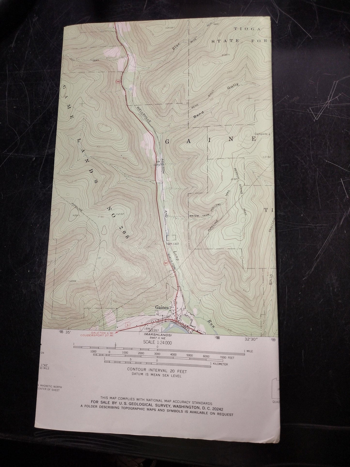 US Government Topographical Maps of Pennsylvania & New York US Geological Survey 1954 (Group 4) | FREE Shipping