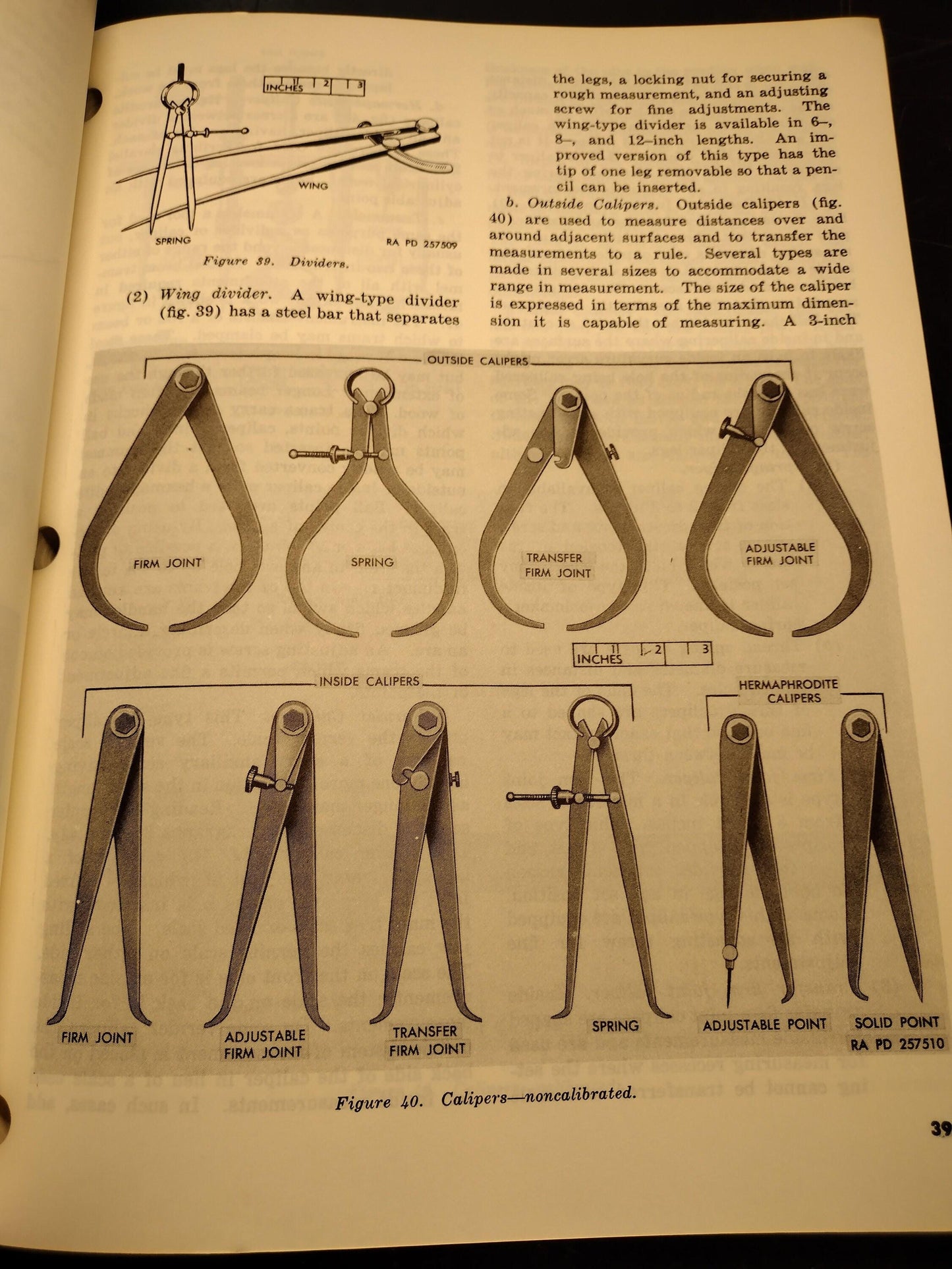 US Army Use & Care Of Handtools And Measuring Tools Ephemera Pamphlet Booklet (September 1960 TM 9-243)