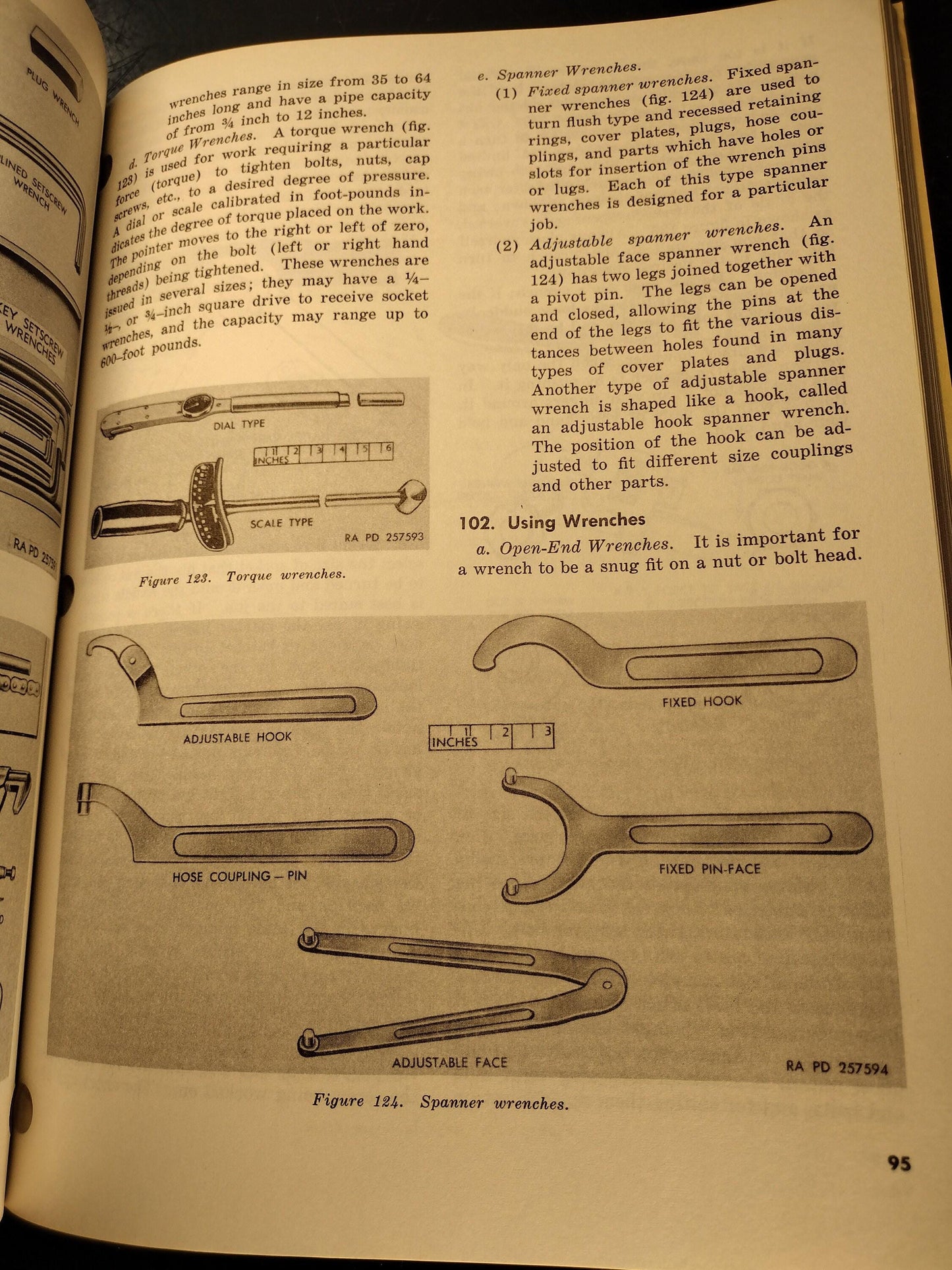 US Army Use & Care Of Handtools And Measuring Tools Ephemera Pamphlet Booklet (September 1960 TM 9-243)