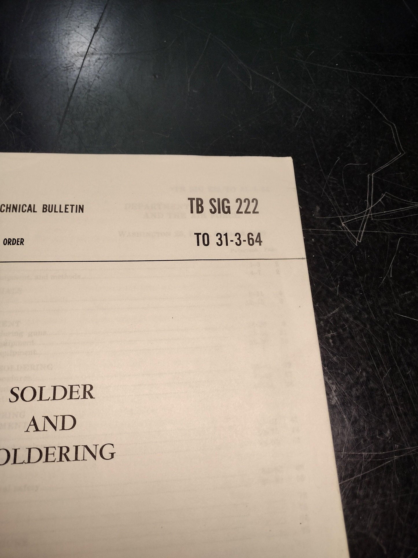 US Army Solder & Soldering Ephemera Pamphlet Booklet (March 1960)