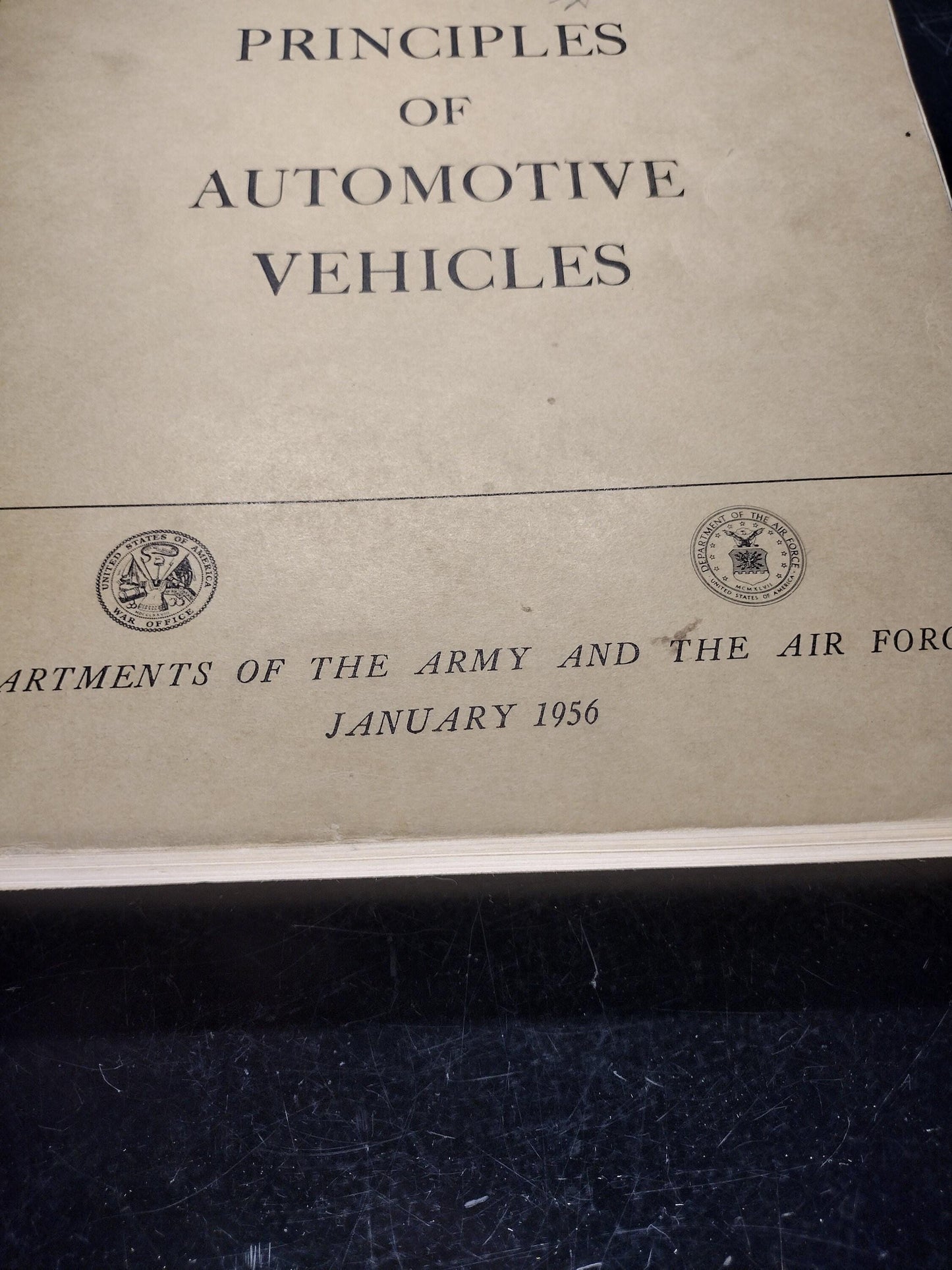 US Army Principles Of Automotive Vehicles (January 1956 TM9-8000/TO 36A-1-76)