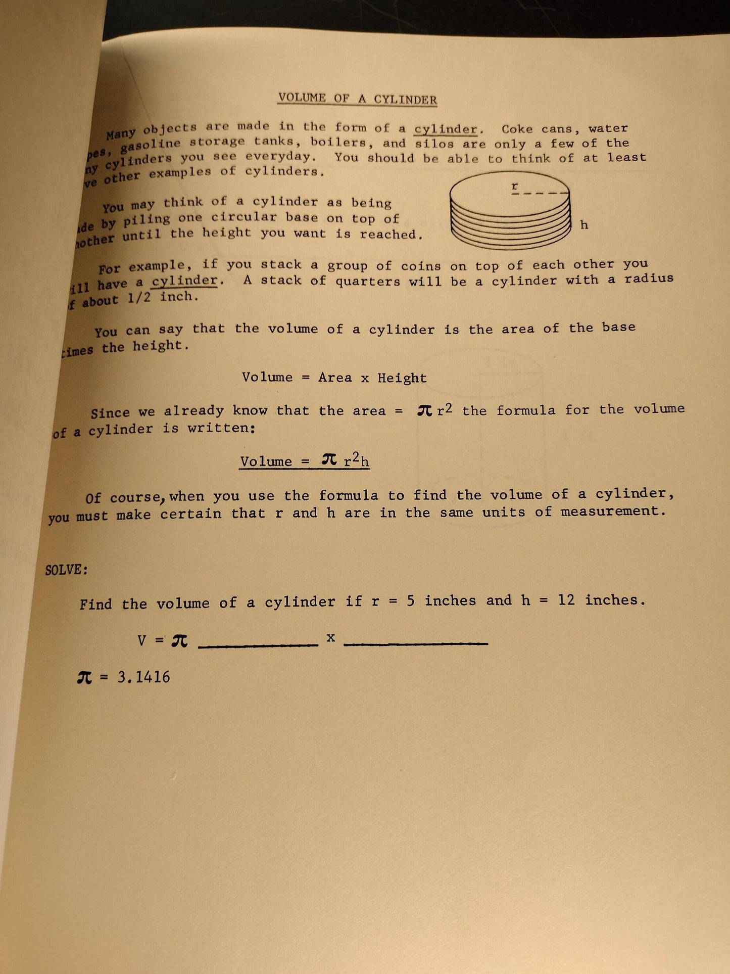 US Army Basic Mathematics Ephemera Pamphlet Booklet (May 1973 TC 10-76-19 PT)