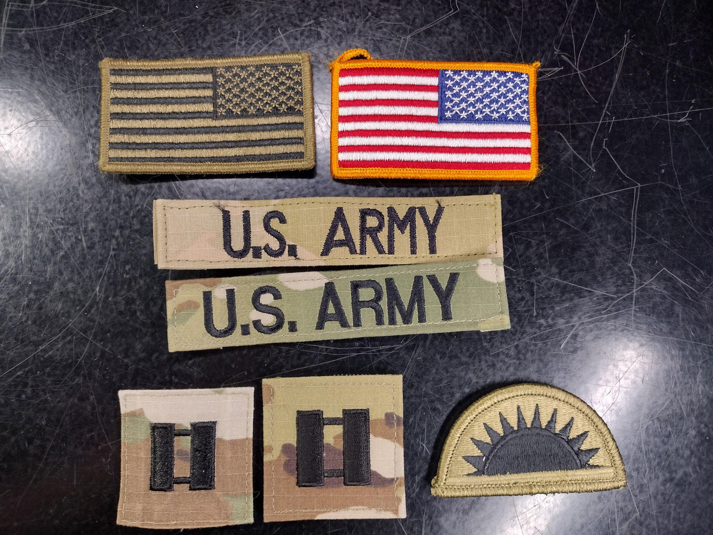 US Army Patch Pack with Hook-and-Loop Backing | FREE US Shipping!